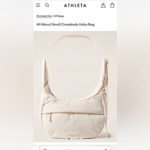 Athleta All About Small Crossbody Hobo Bag
